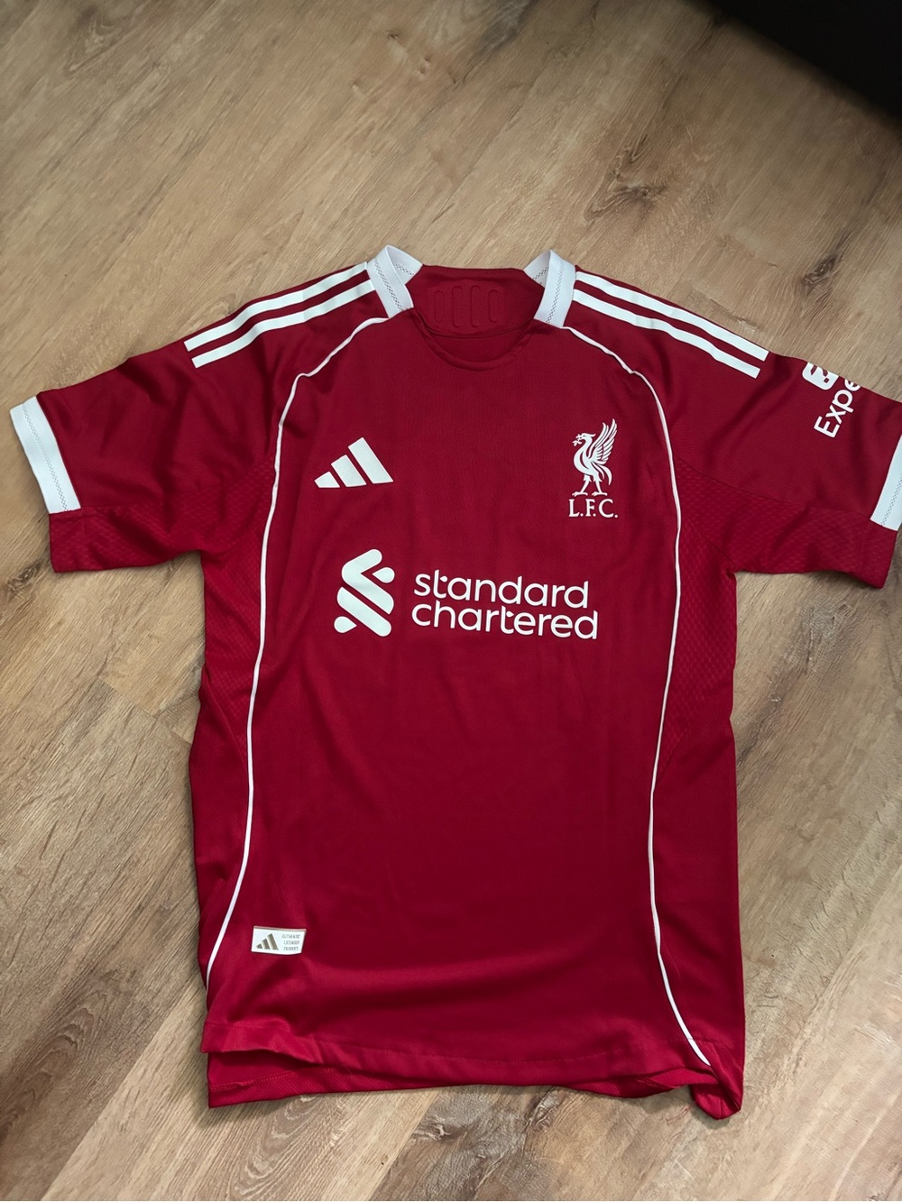 Liverpool FC Player Version Chiesa Men’s Soccer Jersey by Adidas